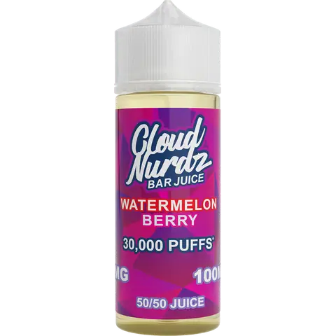 Watermelon Berry Shortfill E-liquid by Cloud Nurdz 100ml