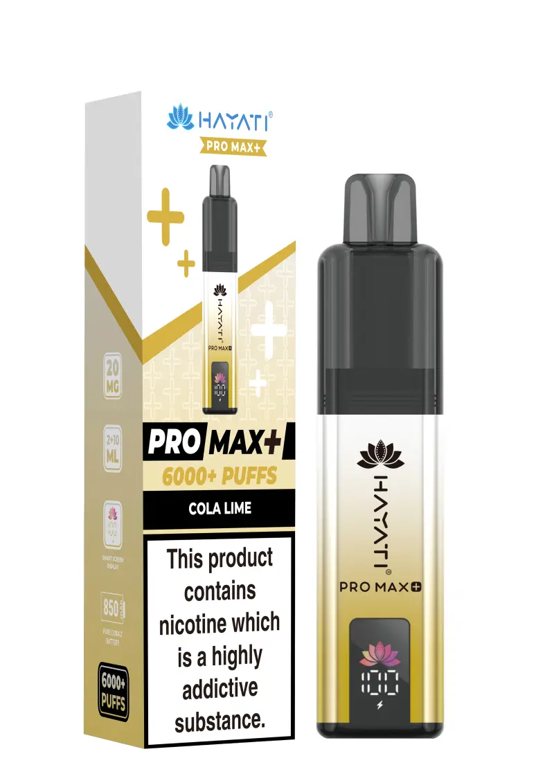 lemon lime hayati pro max HAYATI PRO MAX 10ml NICOTINE SALTS | Only £3.99 main image 1