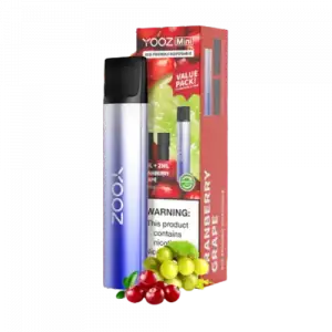 Yooz Mini Eco Friendly Disposable Vape - 600puffs - Cranberry Grape