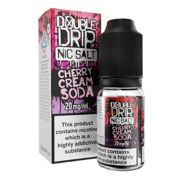 Cherry Cream Soda Nic Salt E-Liquid by Double Drip Salts 10ml