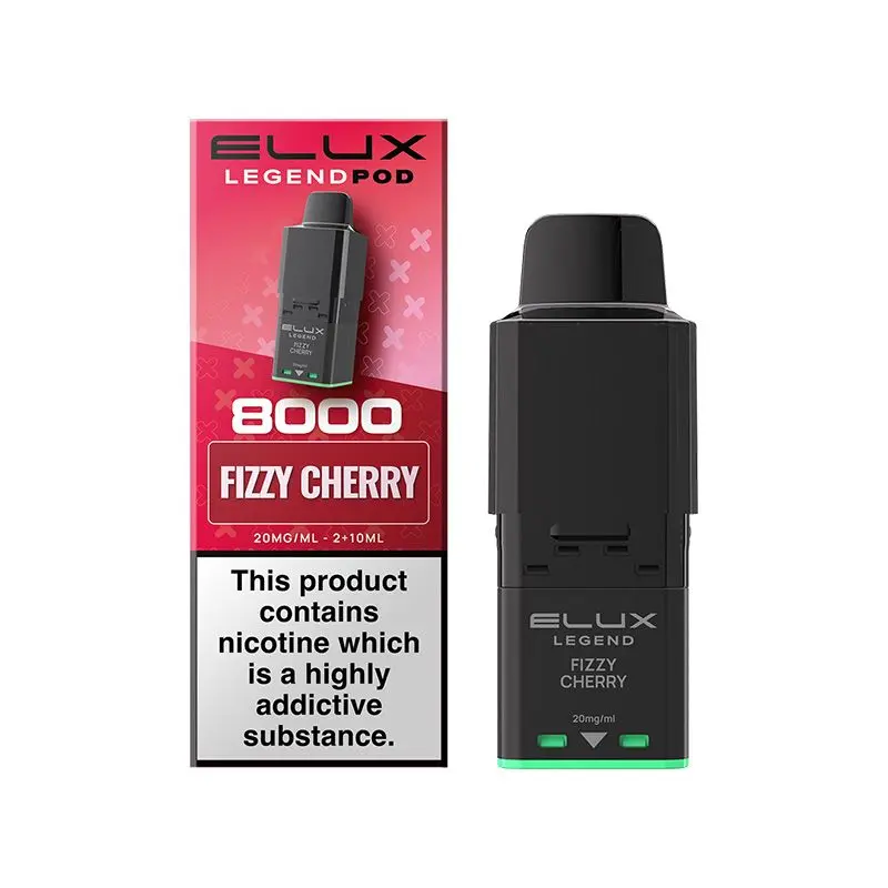Fizzy Cherry Elux Legend 8000 Prefilled Pod