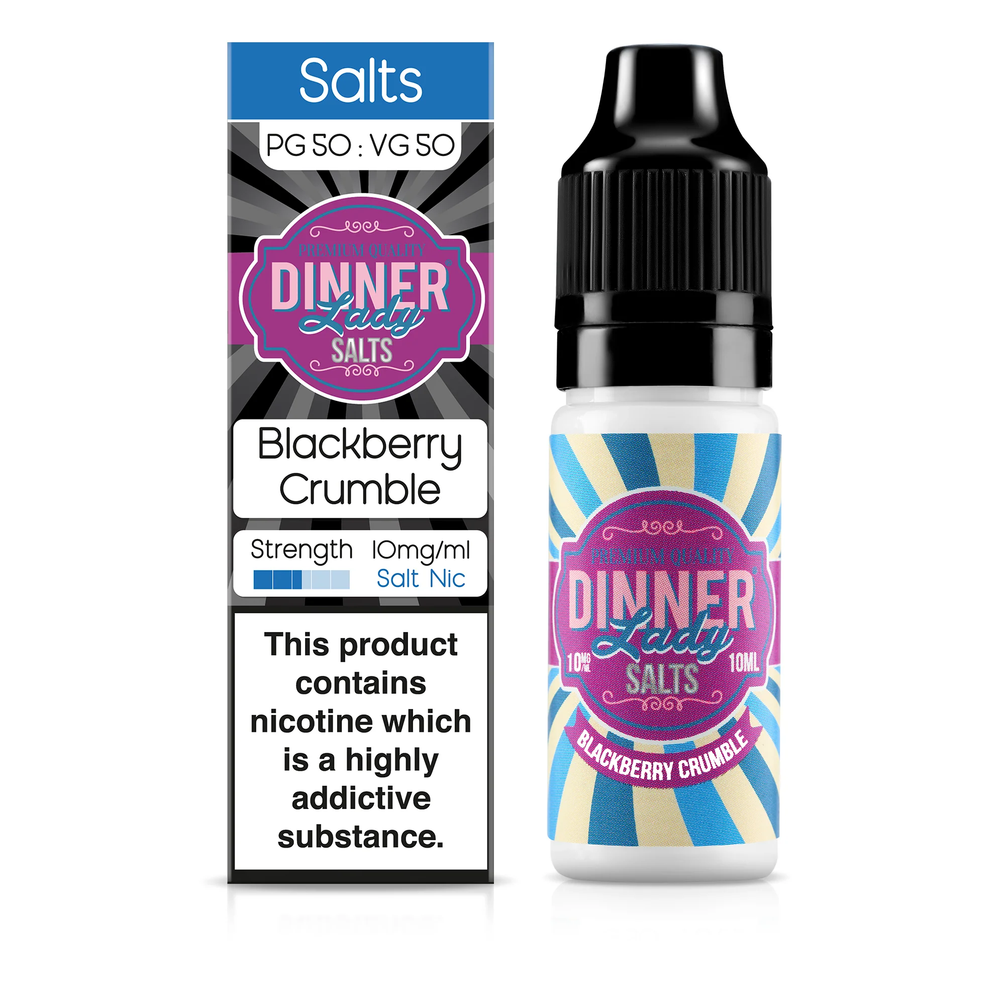 Blackberry Crumble Nic Salt E-Liquid by Dinner Lady 10ml