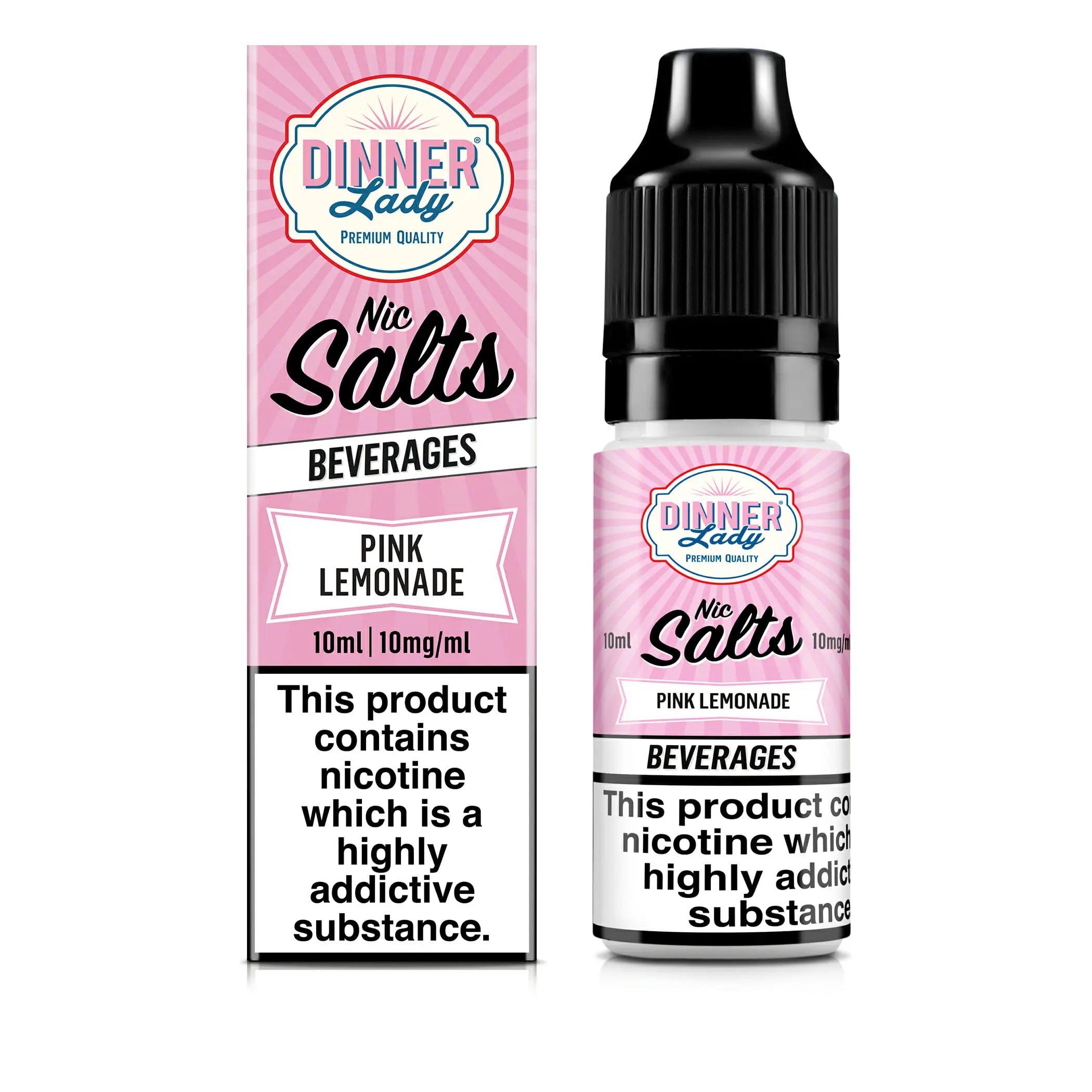 Pink Lemonade Nic Salt E-Liquid by Dinner Lady 10ml