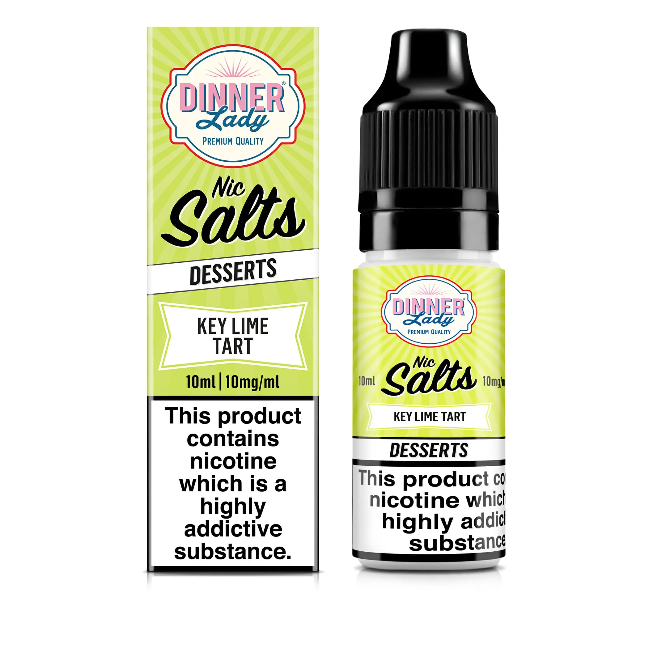 Key Lime Tart Nic Salt E-Liquid by Dinner Lady 10ml 