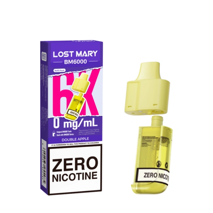 Double Apple Lost Mary BM6000 Prefilled Pods Zero Nicotine