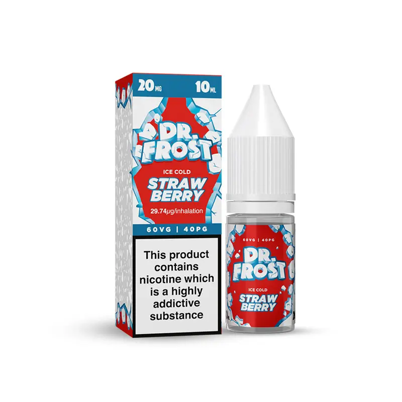  Strawberry Ice Nic Salt E-Liquid by Dr Frost 10ml 
