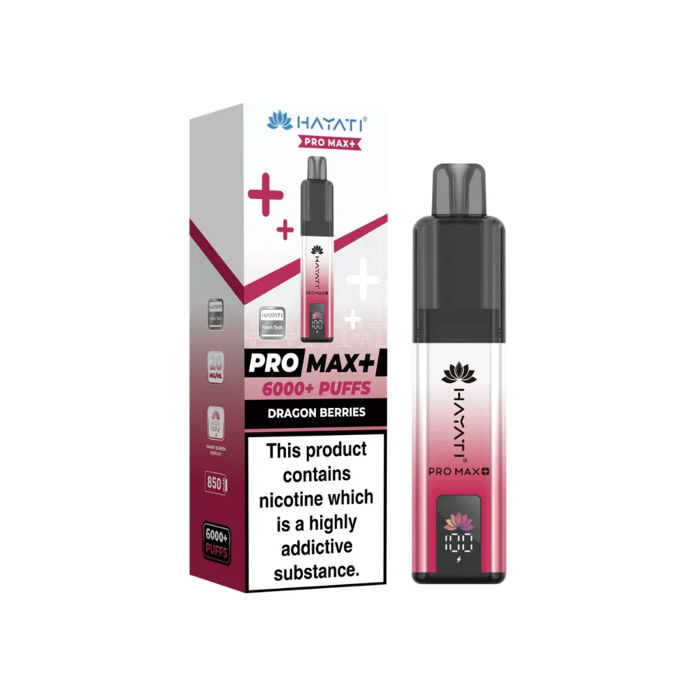 Hayati Pro Max Plus 6000 - 20mg | Dragon Berries
