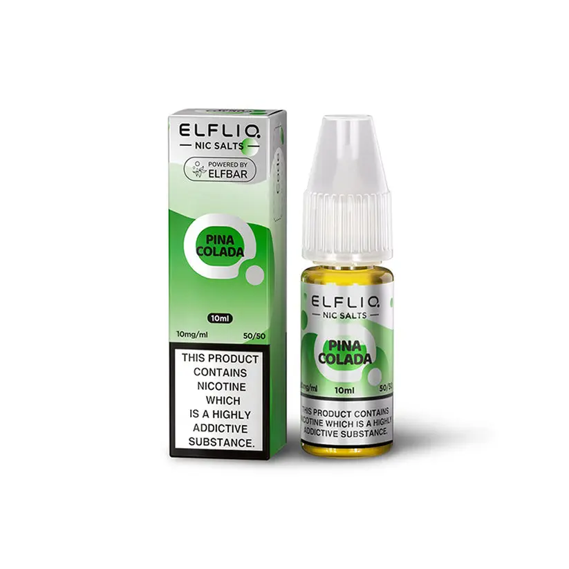 Pina Colada Nic Salt E-Liquid by Elf Bar Elfliq Salts 10ml