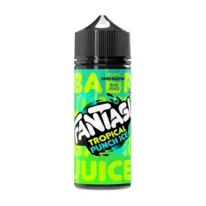 Tropical punch Ice Shortfill E-Liquid by Fantasi Bar Juice 100ml