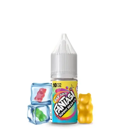 Gummy Bear Ice Nic Salt E-Liquid by Fantasi Ice Remix 10ml