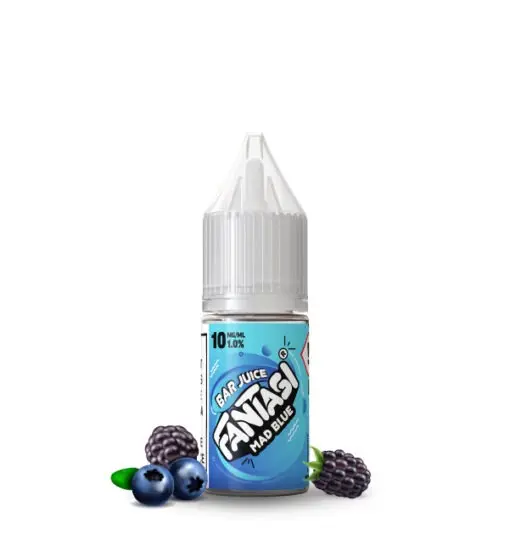  Mad Blue Nic Salt E-Liquid by Fantasi Ice Remix 10ml  