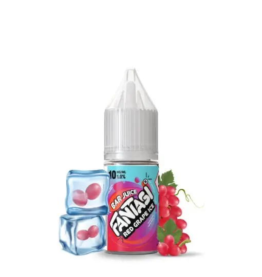 Red Grape Ice Nic Salt E-Liquid by Fantasi Bar Juice Salts 10ml