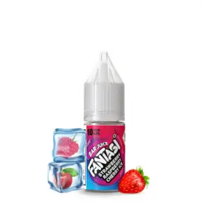 Strawberry Raspberry Cherry Ice Nic Salt E-Liquid by Fantasi Ice Remix 10ml
