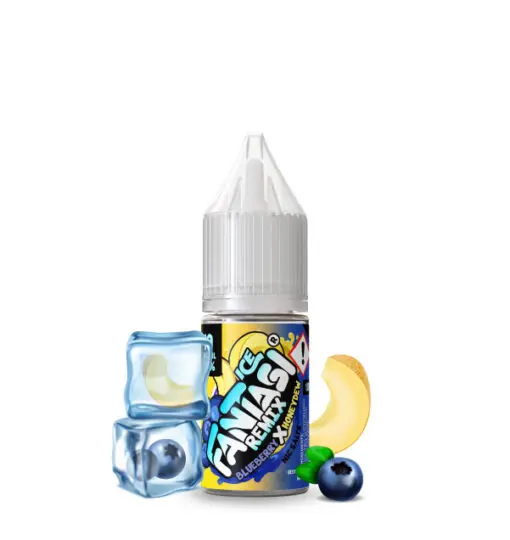 Blueberry Honey Dew Nic Salt E-Liquid by Fantasi Ice Remix 10ml 