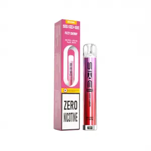 Fizzy Cherry SKE Crystal Bar 600 Zero Nicotine Kit