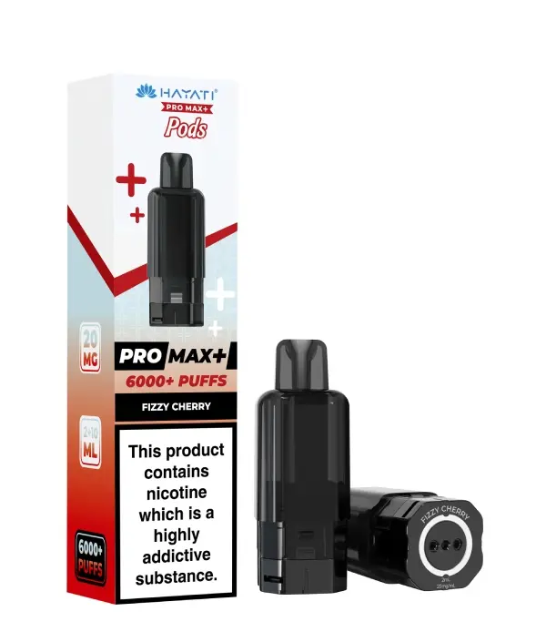 Hayati Pro Max Plus Pods - 10mg | Fizzy Cherry