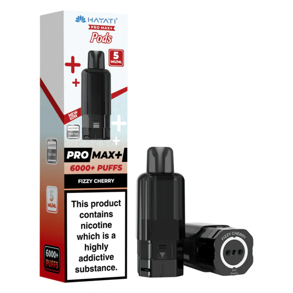  Hayati Pro Max Plus Pods - 5mg | Fizzy Cherry