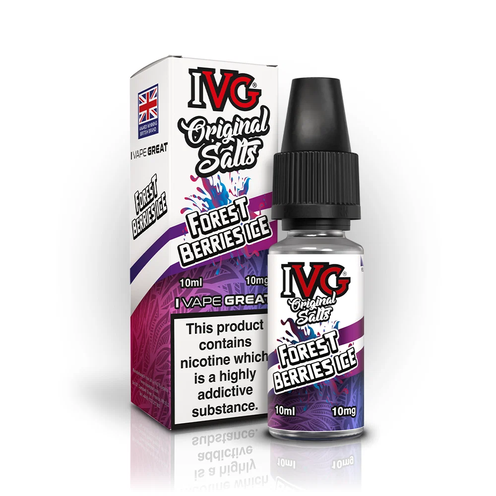 Forest Berries Ice Nic Salt E-Liquid by IVG Original Salts 10ml