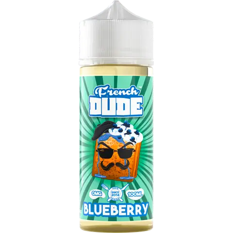 Blueberry Shortfill E-liquid by Vape Juice French Dude 100ml