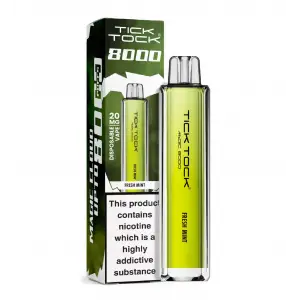 Fresh Mint Tick Tock Magic 8000 Disposable Vape 20mg