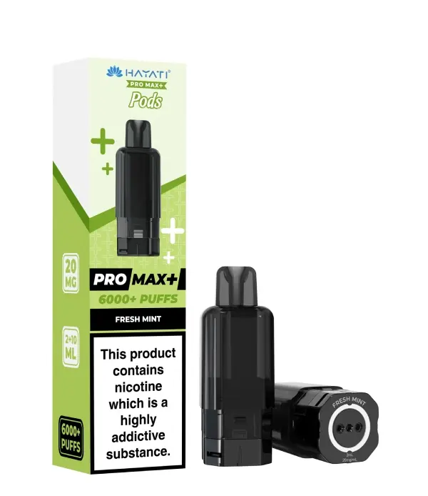  Hayati Pro Max Plus Pods - 10mg | Fresh Mint