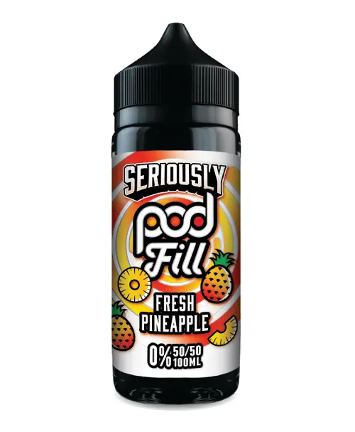 Fresh Pineapple Shortfill E-liquid by Seriously Pod Fill 100ml