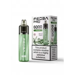 Fresh Mint Feoba Pro 6000 Disposable Vape 20mg