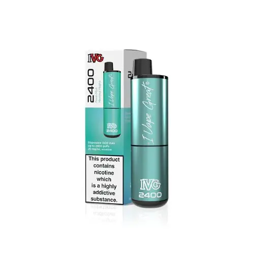 Fresh Mint Menthol Mojito | IVG 2400 Disposable Vape