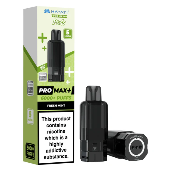  Hayati Pro Max Plus Pods - 5mg | Fresh Mint