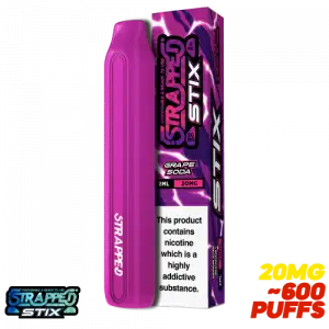 Grape Soda By Strapped Stix Disposable Vape Pen - 20mg