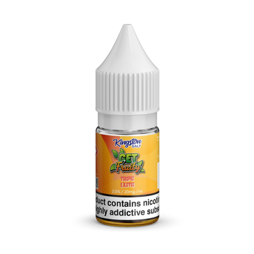  Tropic Exotic Nic Salt E-liquid by Kingston Get Fruity Salt 10ml  