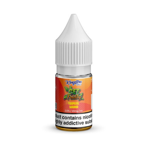  Tropical Mango  Nic Salt E-liquid by Kingston Get Fruity Salt 10ml  