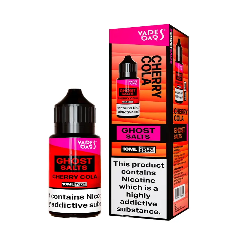 Cherry Cola Nic Salt E-liquid by Vapes Bar Ghost Salts 10ml