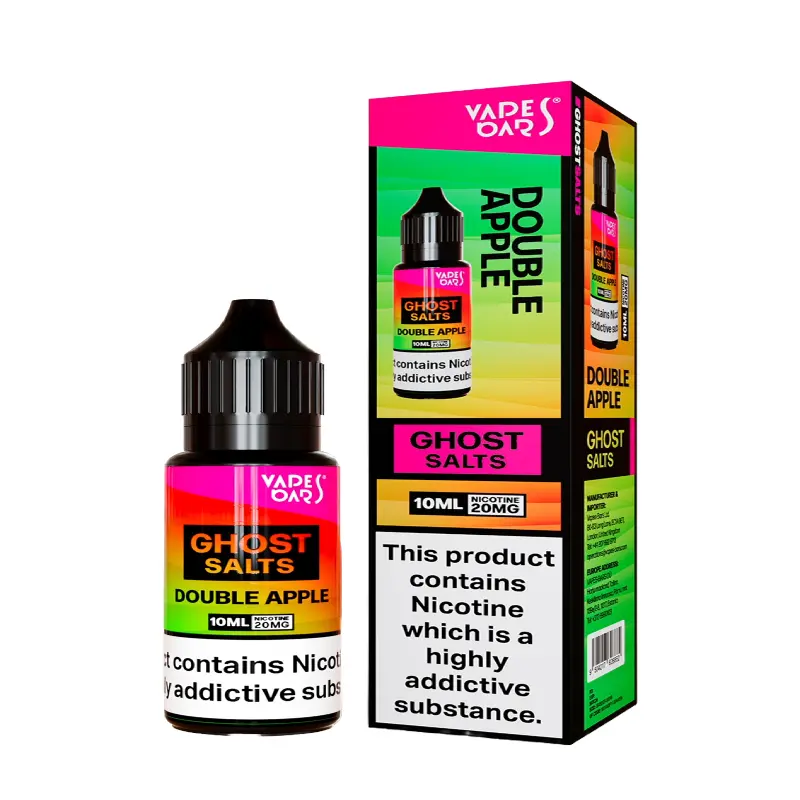  Double Apple Nic Salt E-liquid by Vapes Bar Ghost Salts 10ml 