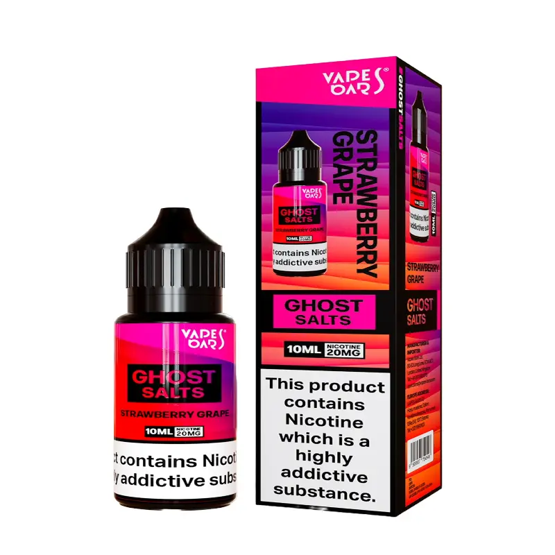 Strawberry Grape Nic Salt E-liquid by Vapes Bar Ghost Salts 10ml