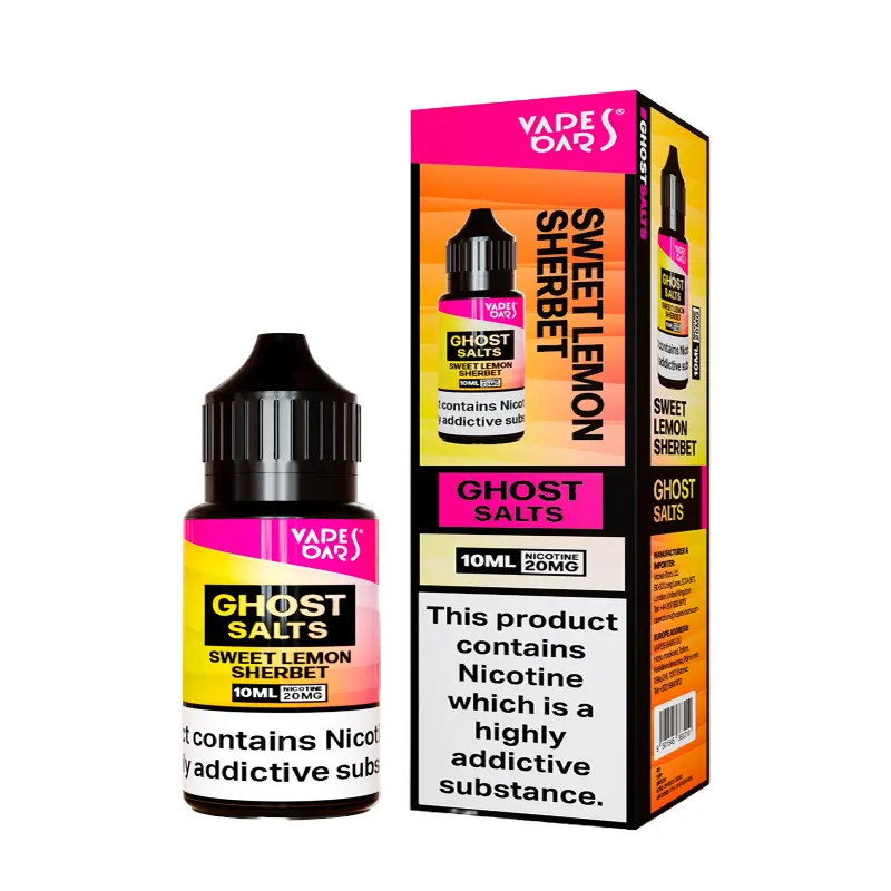  Sweet Lemon Sherbet Nic Salt E-liquid by Vapes Bar Ghost Salts 10ml 