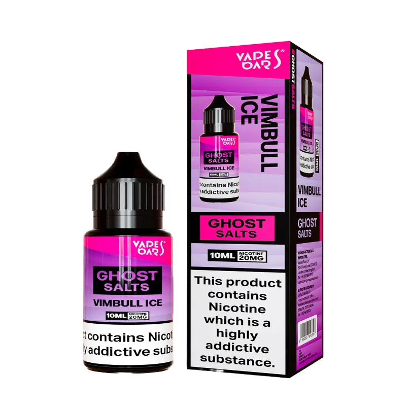 Vimbull Ice Nic Salt E-liquid by Vapes Bar Ghost Salts 10ml