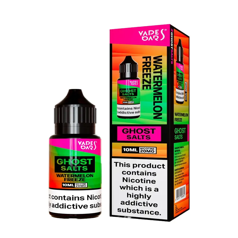  Watermelon Freeze Nic Salt E-liquid by Vapes Bar Ghost Salts 10ml 