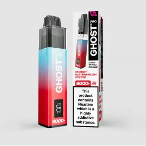 Cherry Watermelon Freeze Ghost Pro 8000+ Vape Pod Kit