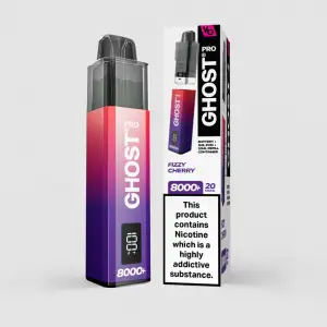 Fizzy Cherry Ghost Pro 8000+ Vape Pod Kit