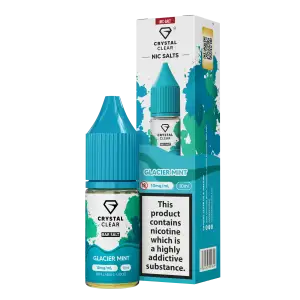 Glacier Mint Nic Salt E-Liquid by Crystal Clear Bar Salts 10ml