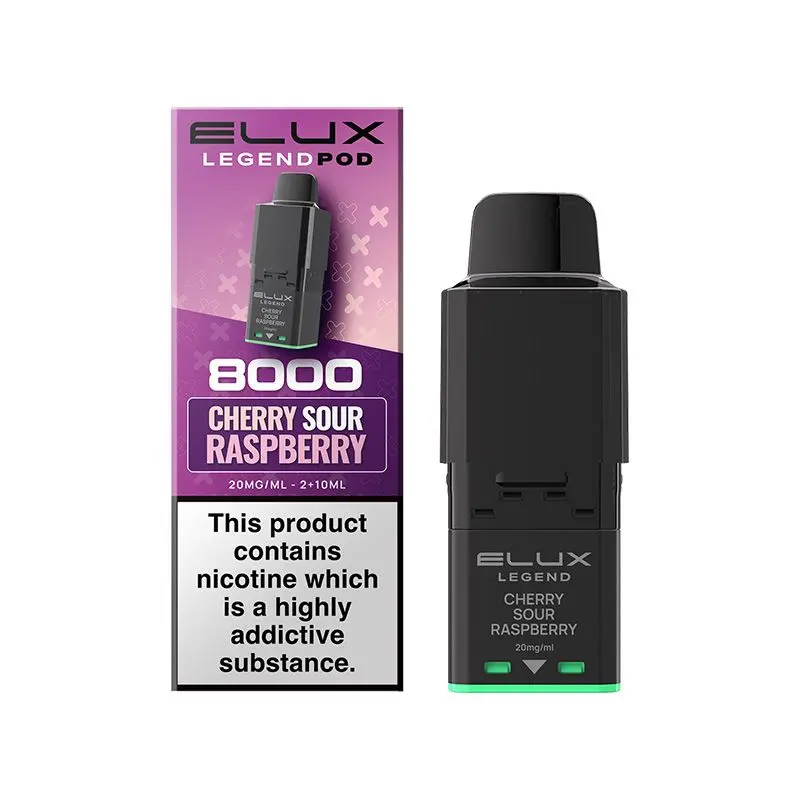 Cherry Sour Raspberry Elux Legend 8000 Prefilled Pod