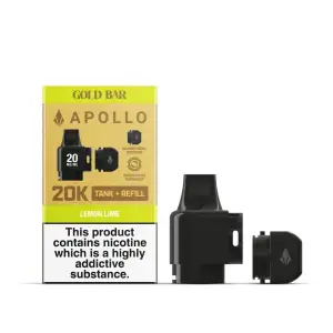  Gold Bar Apollo 20K Tank and Refills | Lemon Lime