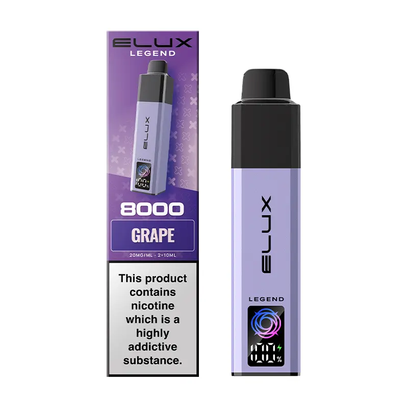Grape Elux Legend 8000 Prefilled Pod Kit