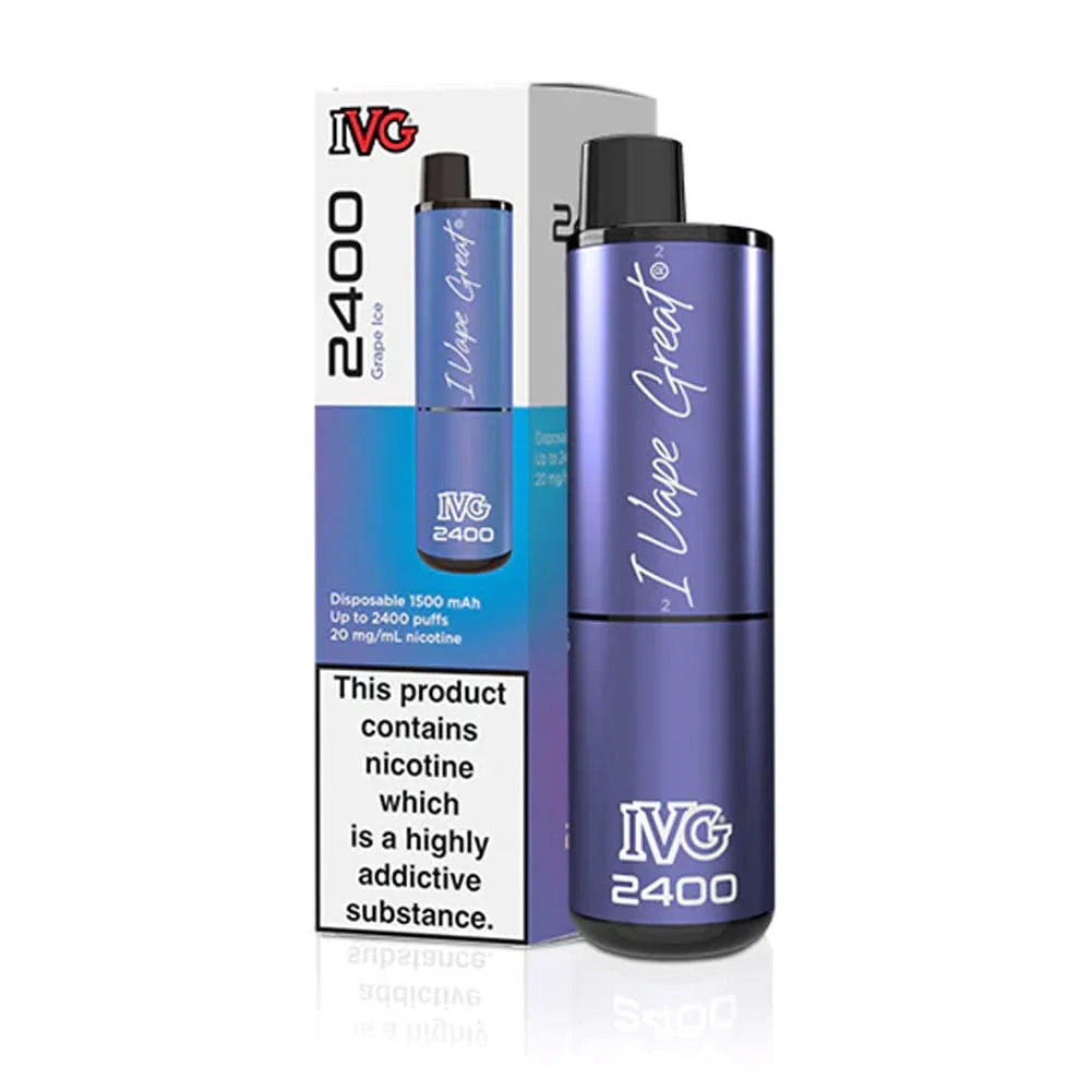 Grape Edition | IVG 2400 Disposable Vape 20mg