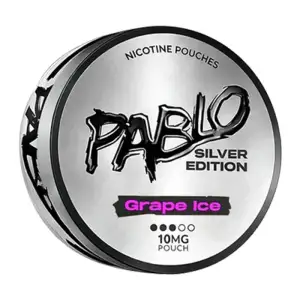 Grape Ice Pablo Silver Edition Nicotine Pouches 10mg
