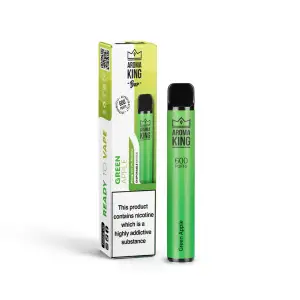 Aroma King Disposable Pen – (600 puffs) - Green Apple | 10mg