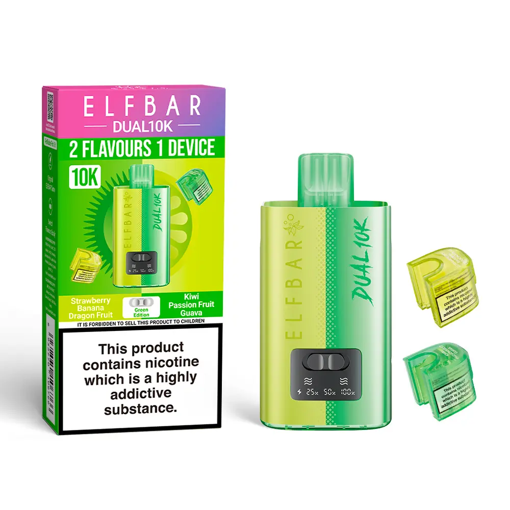 Green Edition Elf Bar Dual 10K Disposable Vape Kit