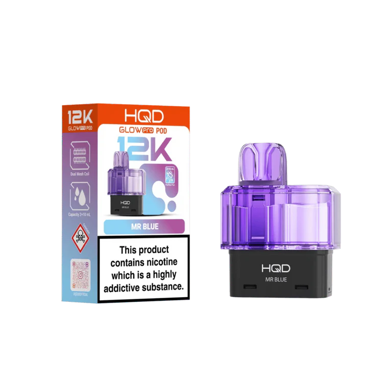 Mr Blue HQD Glow Pro 12K Prefilled Pod