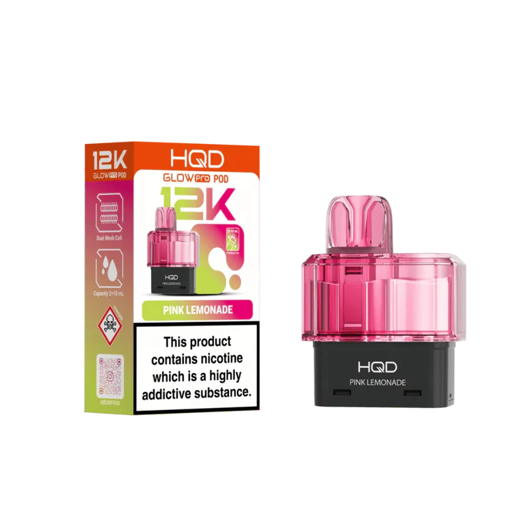 Pink Lemonade HQD Glow Pro 12K Prefilled Pod
